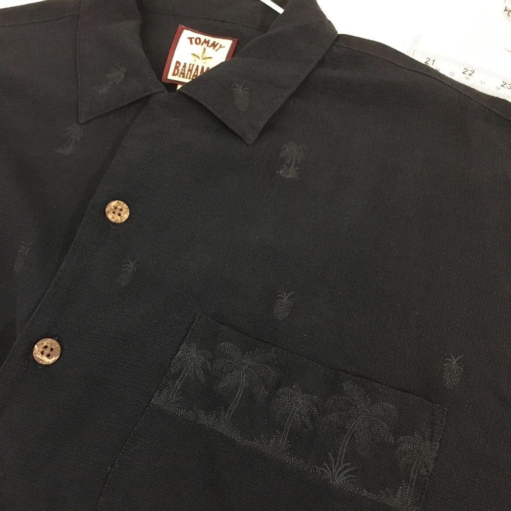 Tommy Bahama Camp Short Sleeve Shirt, 100% Silk M